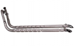 E3551A PIPE SET-EXHAUST-SIDE-ALUMINIZED-LOUD SOUND-2 INCH-SMALL BLOCK-327-63-67