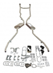 Click Here For Full Product Info E20185 EXHAUST SYSTEM-DELUXE-WELDED OVAL MUFFLER-WITH CROSSOVER-59-60