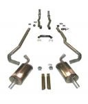 E20291 EXHAUST SYSTEM-MAGNAFLOW-DELUXE-2 TO 2.5 INCH-SMALL BLOCK-327/350-AUTOMATIC-68-69