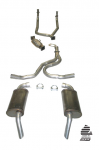 E20316 EXHAUST SYSTEM-MAGNAFLOW-STOCK-2.5 INCH-WITH CONVERTER-80