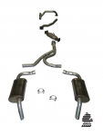 E20321 EXHAUST SYSTEM-MAGNAFLOW-STOCK-2.25 INCH-WITH CONVERTER-WITHOUT A.I.R.-75-76