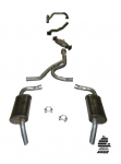 E20331 EXHAUST SYSTEM-MAGNAFLOW-STOCK-2.25 INCH-WITH CONVERTER-77-78