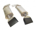 E20373 MUFFLER-MAGNAFLOW-ALUMINIZED-LT1 TIPS-PAIR-91