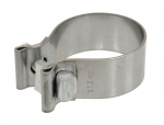 E20448 CLAMP-EXHAUST PIPE-2.25 INCH-STAINLESS STEEL-ACCUSEAL-HI TORQUE-84-04