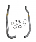 E20498 PIPE SET-EXHAUST-ALUMINIZED-FRONT-2 INCH-64-67