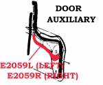 E2059L WEATHERSTRIP-DOOR AUXILIARY-USA-LEFT-56-E59