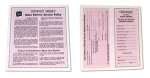 Click Here For Full Product Info E20659 CARD-BATTERY WARRANTY-56-61