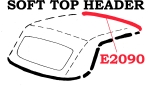 Click Here For Full Product Info E2090 WEATHERSTRIP-SOFT TOP-HEADER-USA-56-62