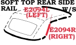 Click Here For Full Product Info E2094R WEATHERSTRIP-SOFT TOP-REAR SIDE RAIL-USA-RIGHT-56-62
