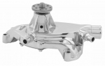 Click Here For Full Product Info E21109 PUMP-WATER-NEW-CHROME-IRON HOUSING-SHORT-BIG BLOCK-REV. ROTATION-65-72