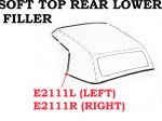 Click Here For Full Product Info E2111R WEATHERSTRIP-SOFT TOP-REAR LOWER FILLER-USA-RIGHT-68-75