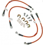 E22175 HOSE-BRAKE-STAINLESS-STEEL-BRAIDED-SET-IN COLOR-USA-97-04