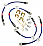 E22178 HOSE SET-BRAKE-BRAIDED STAINLESS STEEL-IN COLOR-4 PIECES-INCLUDING 90-92 ZR1-USA-88-93