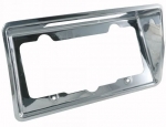 E22731 BEZEL-REAR LICENSE-CHROME-BETTER QUALITY IMPORT-68-73