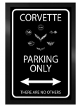 E22808 SIGN-CORVETTE PARKING ONLY-20