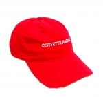 E23047 HAT-CORVETTE PACIFICA-RED-RED-WHITE-UNISEX-ADJUSTABLE BUCKLE