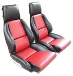 E23593 SEAT COVER-MOUNTED-STARDARD SEAT-LEATHER-TWO TONE-84-88