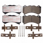 E23740 PAD SET-BRAKE-FRONT-CARBON FIBER-CERAMIC-WITH HARDWARE KIT-15-18