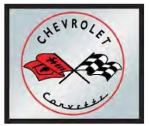Click Here For Full Product Info E25113 CORVETTE SCREEN PRINTED FRAMED MIRROR-12X14