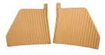 E2864 PANEL-KICK-WITH CARDBOARD-BEIGE WITH WHITE STITCH-PAIR-53-55
