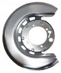 E3082L SHIELD-BRAKE BACKING-LEFT REAR-SILVER-65-75