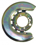 E3083L SHIELD-BRAKE BACKING-LEFT REAR-GOLD-76-82