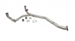 E3606 PIPE-EXHAUST-FRONT-Y PIPE-ALUMINIZED-WITH SMOG BRACKET-2 PIECES-75-76