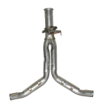 E3622 PIPE-EXHAUST-REAR-Y PIPE-ALUMINIZED-2.25 INCH-86-90