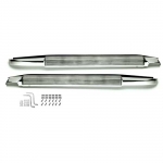 EXHAUST SYSTEM-SIDE-304 STAINLESS STEEL PIPES-2.5 INCH-BIG BLOCK-427-FACTORY COVERS-68-69