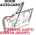 Click Here For Full Product Info E5893L WEATHERSTRIP-DOOR AUXILIARY-USA-LEFT-63