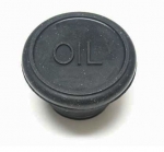 E6341 CAP-OIL FILLER-PUSH IN-RUBBER-71-72 350 C.I.-71-74 454