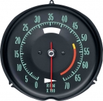E6632B TACHOMETER-ASSEMBLY WITH 5300 RPM RED LINE-69-71