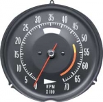 E6637 TACHOMETER-ASSEMBLY WITH 5600 RPM RED LINE-72-74