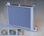 E8943B RADIATOR-ALUMINUM-DIRECT FIT-BLACK ICE FINISH-63-72