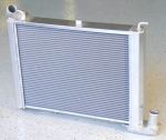 E8944B RADIATOR-ALUMINUM-DIRECT FIT-BLACK ICE FINISH-65 AND L88 67-69