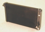 E8947B RADIATOR-ALUMINUM-DIRECT FIT-BLACK ICE FINISH-BIG BLOCK-AUTOMATIC-69-72