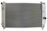 E8961 RADIATOR-ALUMINUM-DIRECT FIT-NATURAL FINISH-WITH LEFT SIDE ENGINE OIL COOLER-97-04
