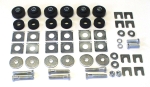E9015 BODY MOUNT-COMPLETE KIT-COUPE-65-67