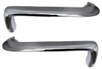 E9614 BUMPER-FRONT-IMPORTED-CHROME-PAIR-63-67