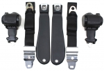 E9781 SEAT BELT ASSEMBLY-OE STYLE-HORIZONTAL MOUNT LAP AND SHOULDER-GM BUCKLE-COLORS-PR-70-71