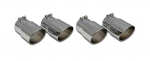 Click Here For Full Product Info EC200 EXHAUST TIPS-STAINLESS STEEL-ROUND ANGLE CUT-SET OF 4-85-91