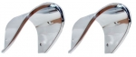 Click Here For Full Product Info EC244 BEZEL-EXHAUST-POLISHED AND CHROME PLATED-ZINC DIE CAST AS ORIGINAL-PAIR-68-69