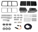 EC513 REAR STORAGE COMPARTMENT PACKAGE-3 DOOR-FIBER BOARDS-68-72