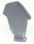 Click Here For Full Product Info 25376 PANEL-COWL PLENUM-PRESS MOLDED-WHITE-LEFT-65