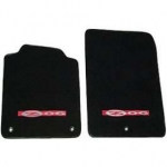 E15006LZO MAT SET-FLOOR-TRUVETTE-WITH OUT HEEL PAD-WITH EMBROIDERED Z06 LOGO-COLORS-PAIR-01-04