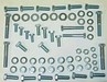 E9757 BOLT KIT-FRONT BUMPER-REPLACEMENT-66 PIECES-58-62