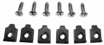 Click Here For Full Product Info E10531 SCREWS AND U-NUTS-TAIL PIPE BEZEL-6 PIECES-63-65