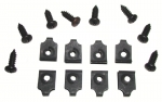Click Here For Full Product Info E10558 SCREW AND U-NUT SET-WASHER GRILL-16 PIECE-1963-67