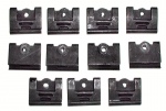 E10584 CLIP SET-WINDSHIELD MOLDING-CONVERTIBLE-11 PIECES-64-67