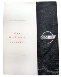 E10687 BROCHURE-ONE MILLIONTH CORVETTE PRESS RELEASE-ORIGINAL N.O.S-1992